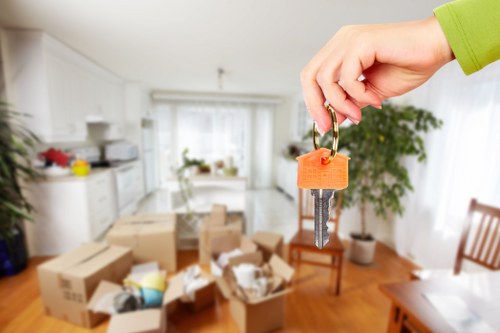 Organized storage units for home moves