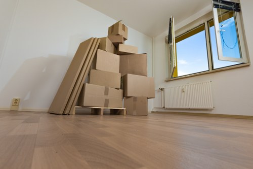 Man with Van assisting with packing